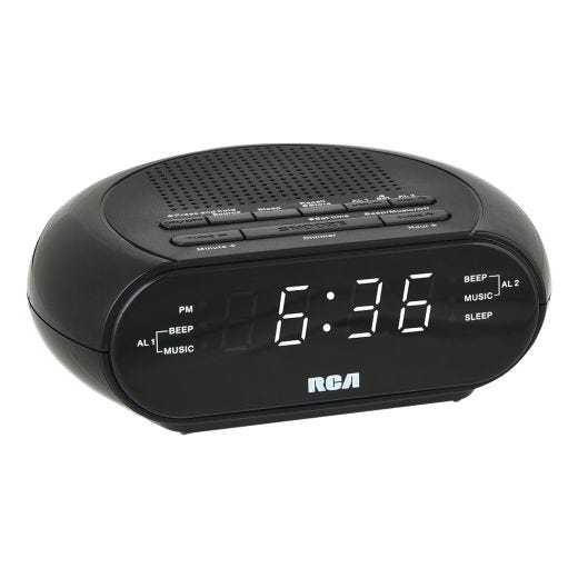 Soothing Sounds Clock Radio With USB Charging