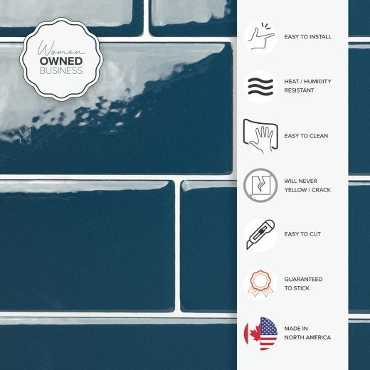 Metro Smart Tile Mosaik-4/Pack
