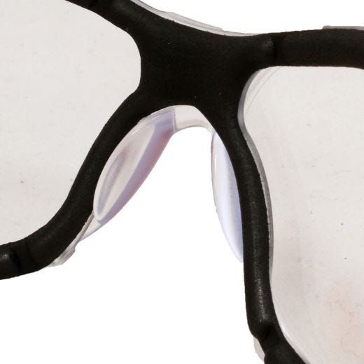 Clear Safety Glasses Interchanging Arm/Band