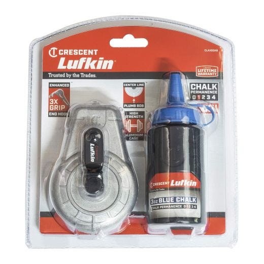 100' Aluminum Chalk & Reel With Blue Chalk