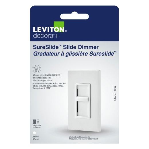 Sureslide Slide Dimmer Without Preset-White
