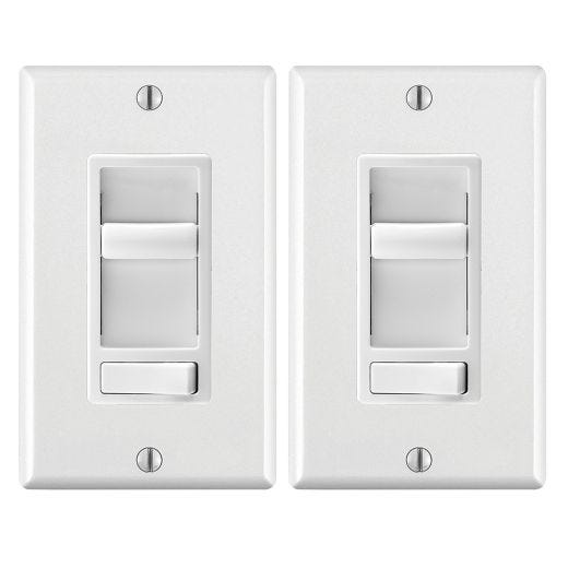 SureSlide Slide Dimmer With Preset Switch White-2/Pack