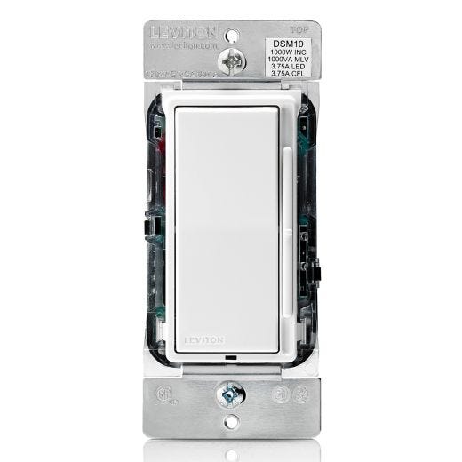 Decora Rocker Slide Dimmer 1000W Incan 450W LED