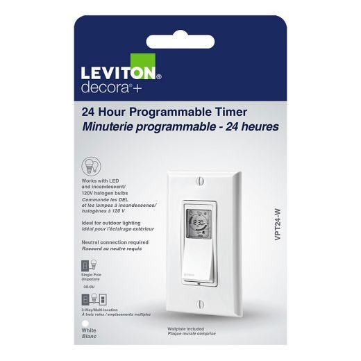 Decora Programmable Timer-White
