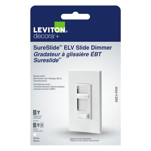 Sureslide Slide Dimmer With Preset Electronic Low Voltage