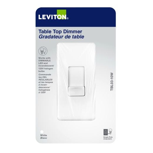 White Tabletop Dimmer LED/CFL/Halogen