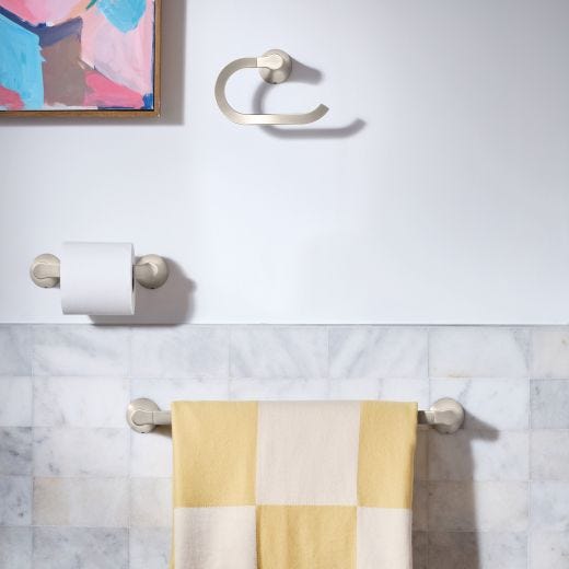 Mikah 3 Piece Bath Kit-Brushed Nickel