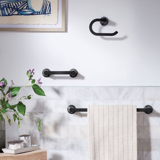 Mikah 3 Piece Bath Kit-Matte Black