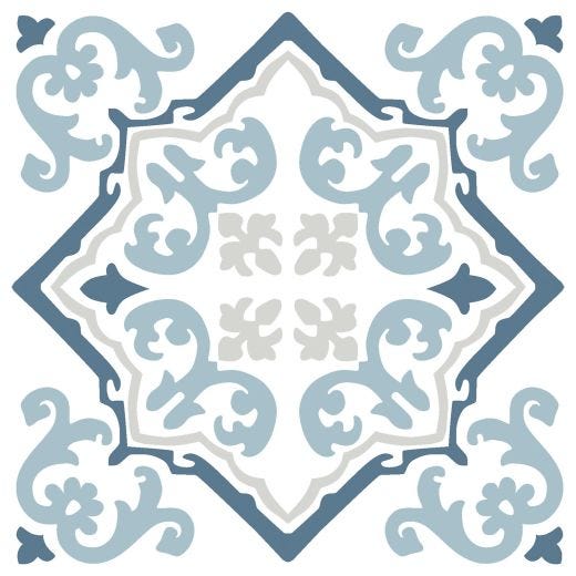 6" x 6" Alina Peel & Stick Wall Tiles 3 Sq-Ft/Pack