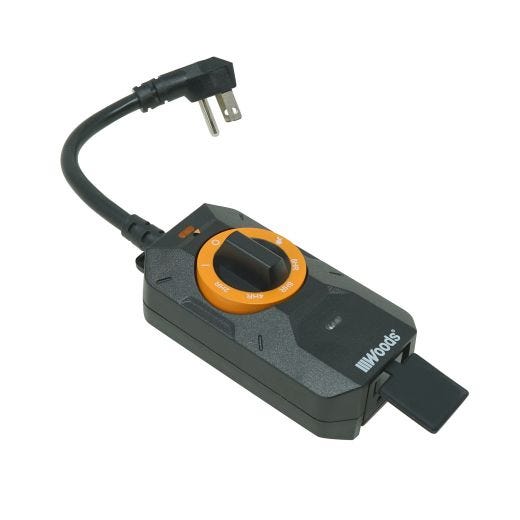 Outdoor Dusk To Dawn Lighting Timer, 1 Grounded Outlet