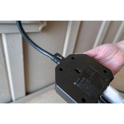 Outdoor 24-Hour Mechanical Timer, 1/2HP, 2 Grounded Outlets