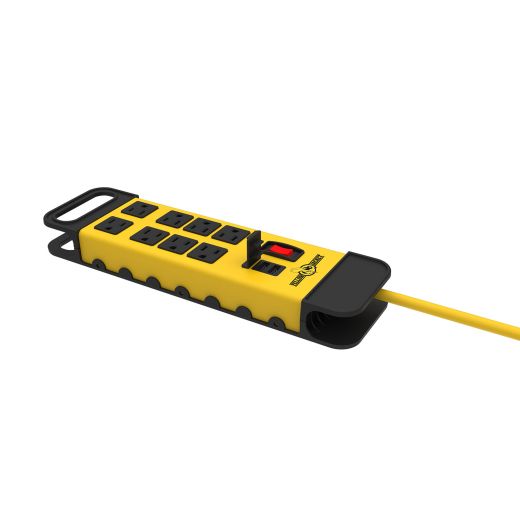 Yellow Jacket 8-Outlet Power Block, 6’ Cord, USB