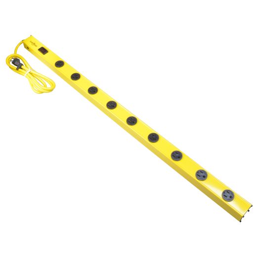 Yellow Jacket 9-Outlet Metal Strip, 5’ Cord