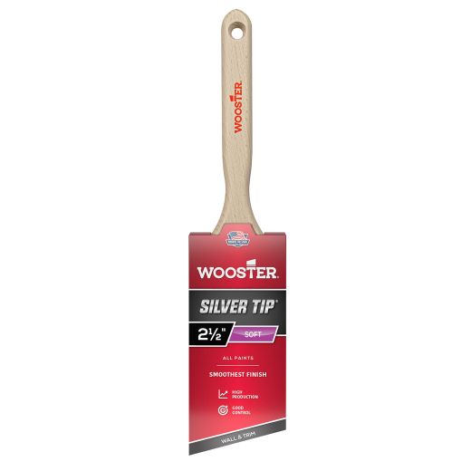 Wooster 5221 Silver Tip Angle Sash Brush 2.5"