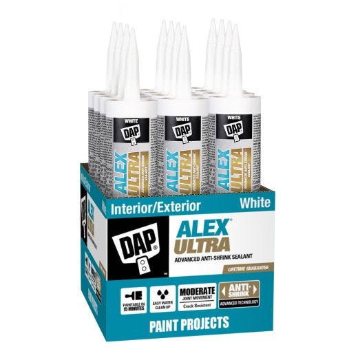 DAP Alex Ultra Advanced Anti-Shrink Sealant- White 300ml