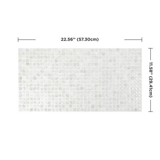 XL Minimo Marble Smart Tile Mosaik-2/Pack