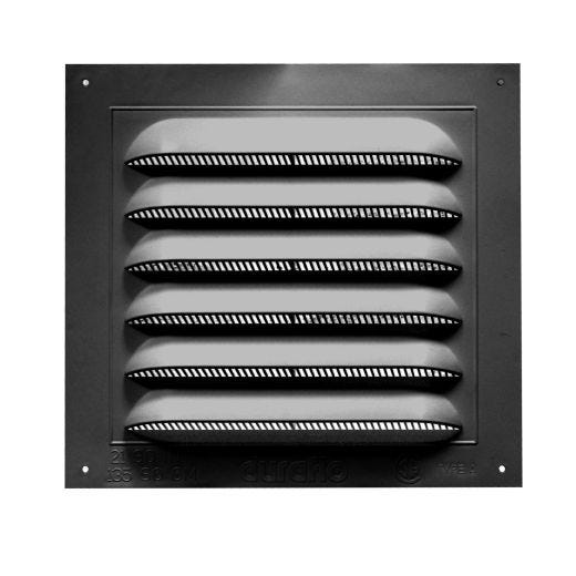 11" X 10" Standard Square Gable Vent- Black