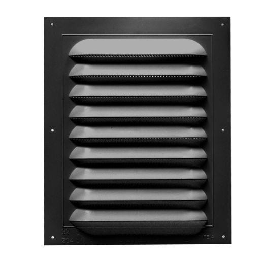 11" X 14" Standard Rectangular Gable Vent- Black