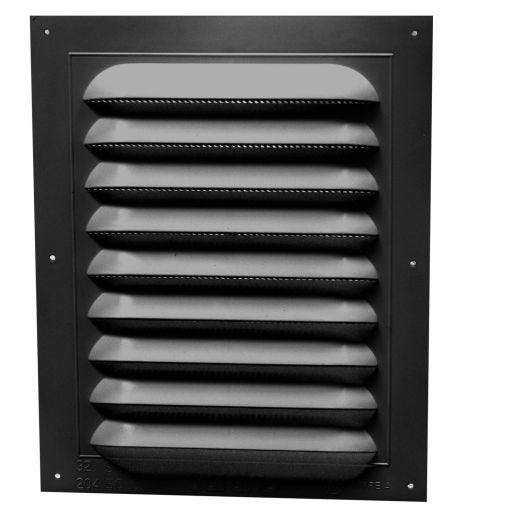 15" X 20.5" Standard Rectangular Gable Vent- Black