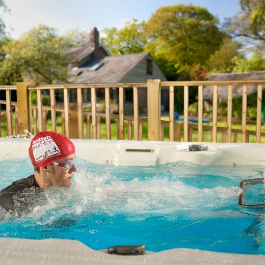 St. Lawrence 16ft 15-Person 72-Jet Swim Spa