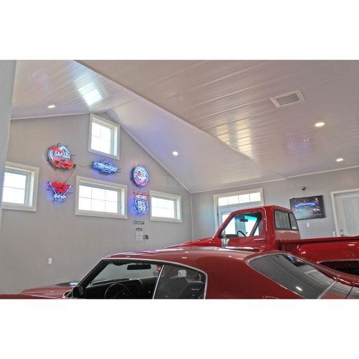 Trusscore Wall And Ceiling Panel Gray 16'