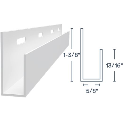 Trusscore 1/2" J-Trim 10'