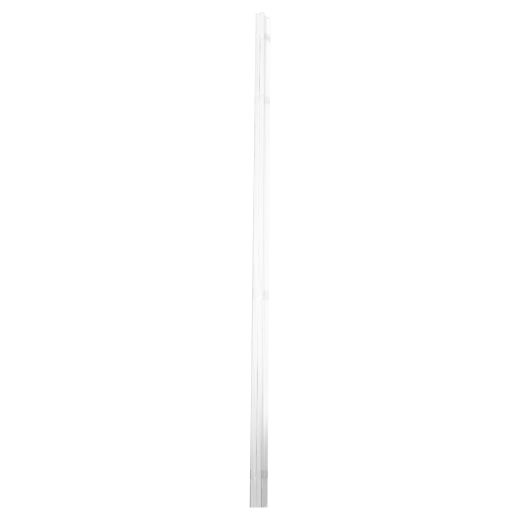 DIY Foldable Door Seals White Aluminum Ribbed Rubber Seal