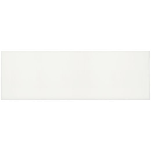 Carreau Mural Céramique Brillant Blanc Soho 8"x24" 15 Pi²