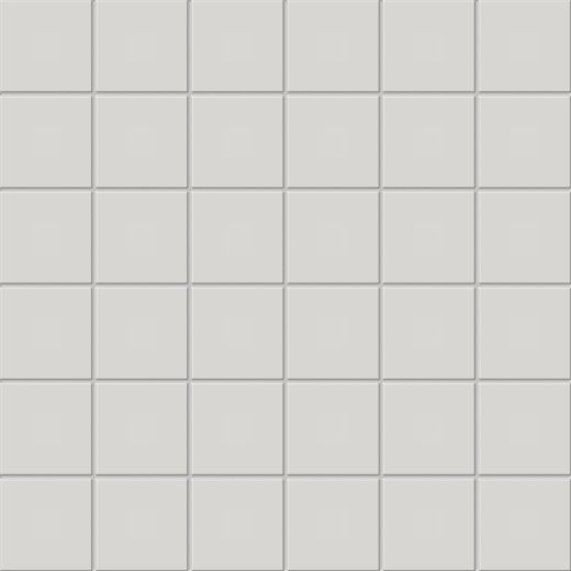 2" x 2" Soho Halo Grey Matte Porcelain Mosaic 9.9SF
