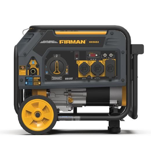 Dual Fuel Portable Generator 3650W Recoil Start