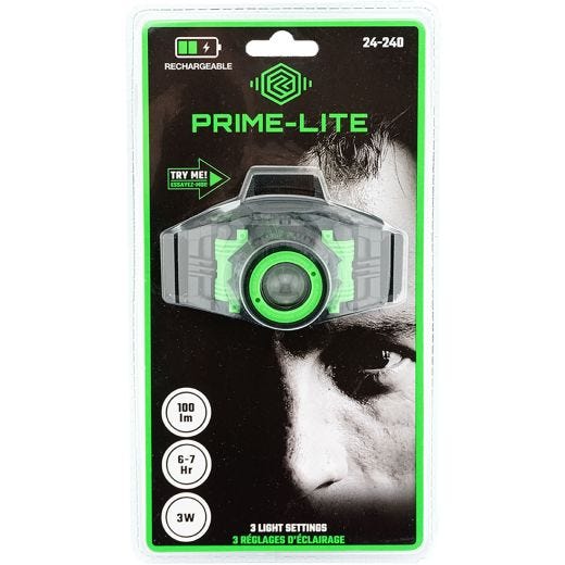 3W Zoom Head Light - Rechargeable