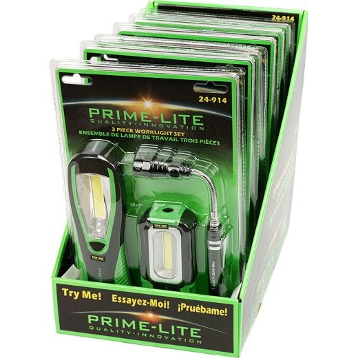 3 Piece Multi-Purpose Worklight Set