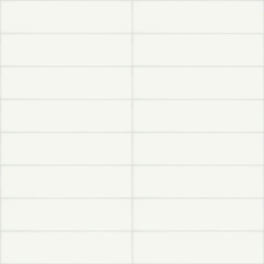 Carreau Mural Céramique Mat Blanc Canvas 4" x 16" 10.76 pi²