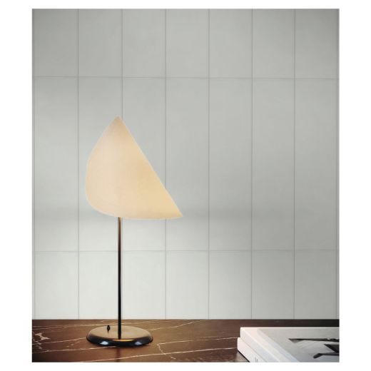 Carreau Mural Céramique Mat Blanc Canvas 4" x 16" 10.76 pi²