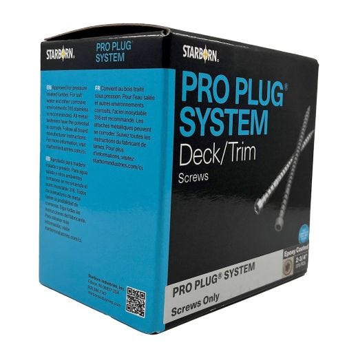 Pro Plug System 100SF Coverage - Carbon Steel Screws