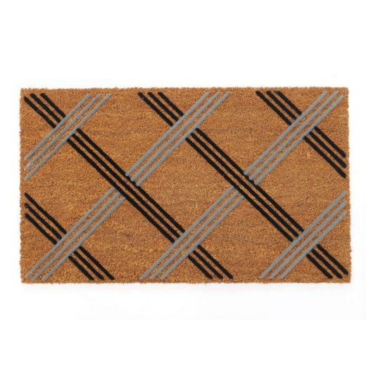 Tapis en Coco à Carreaux 18"x 30"
