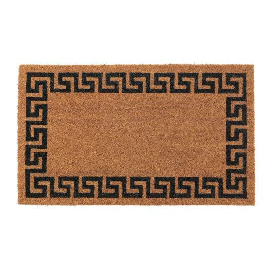 Tapis de Coco Motif Clé Grecque 18" x 30"