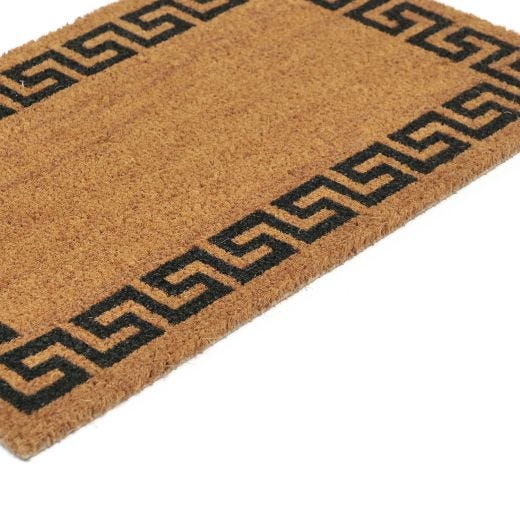 Tapis de Coco Motif Clé Grecque 18" x 30"