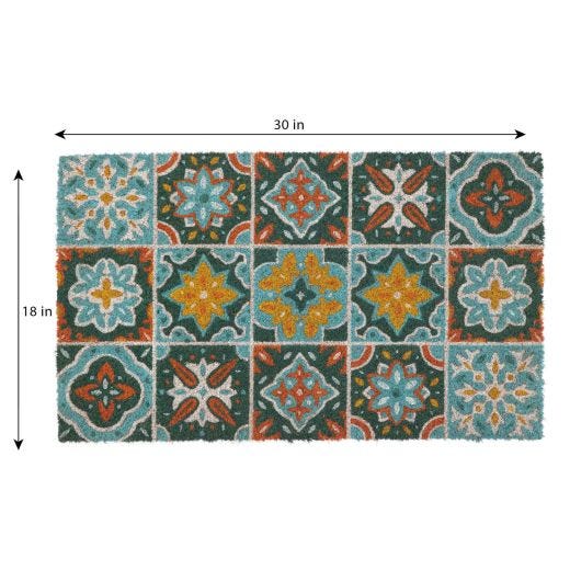 Mosaic 18" x 30" Coir Mat