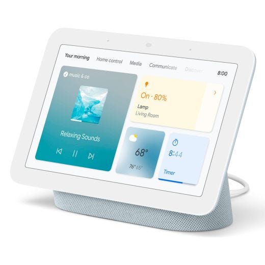 Google Nest Hub Max - Chalk