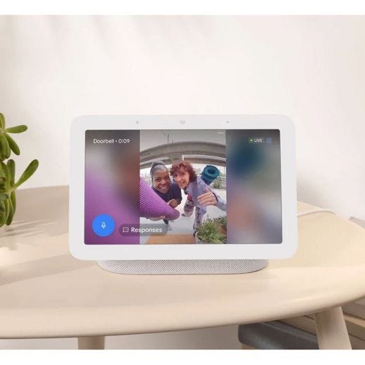 Google Nest Hub Max - Chalk