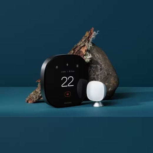 Ecobee Smart Thermostat Premium With Voice Control & Sensor