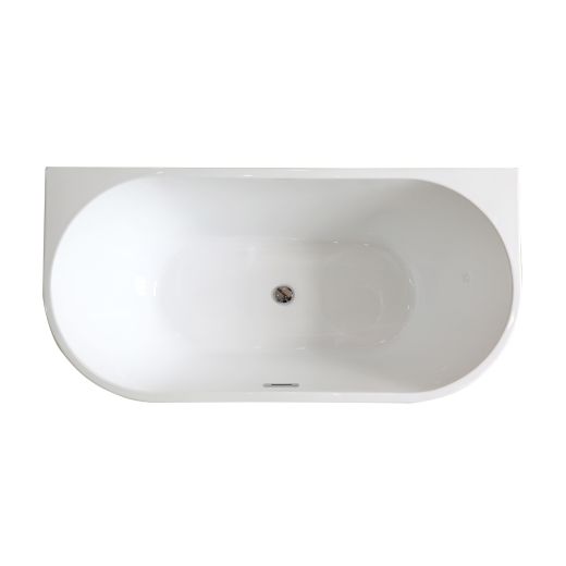 59" Against Wall Bathtub