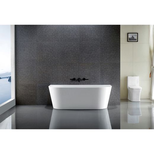 59" Against Wall Bathtub