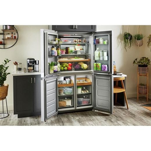 36" 19.4 cu. ft. Counter-Depth 4-Door Refrigerator