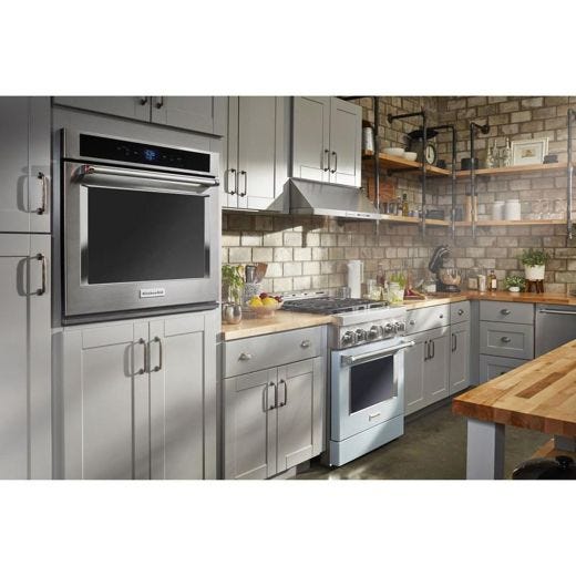 30" Gas Range with Even-Heat™ True Convection Blue