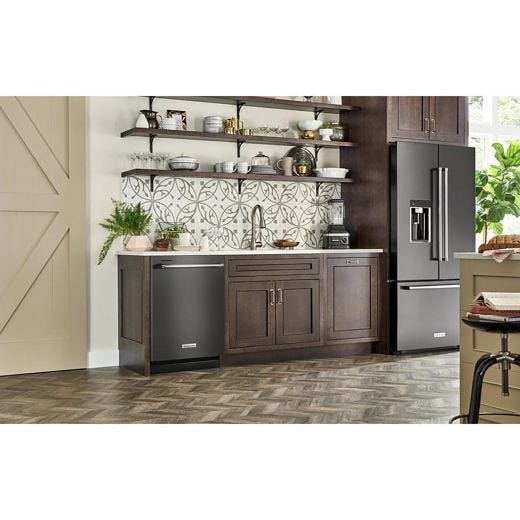 24" Dishwasher with FreeFlex™ Third Rack Black Stainless