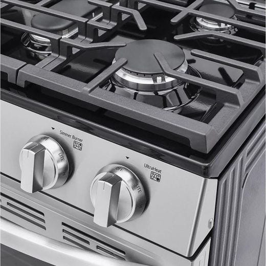 30-inch Freestanding Gas Range with True Convection Technolo