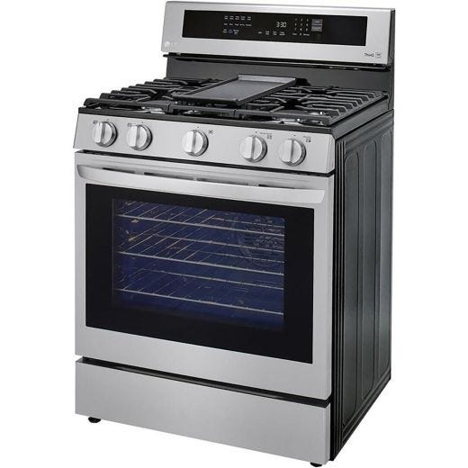 30-inch Freestanding Gas Range with True Convection Technolo