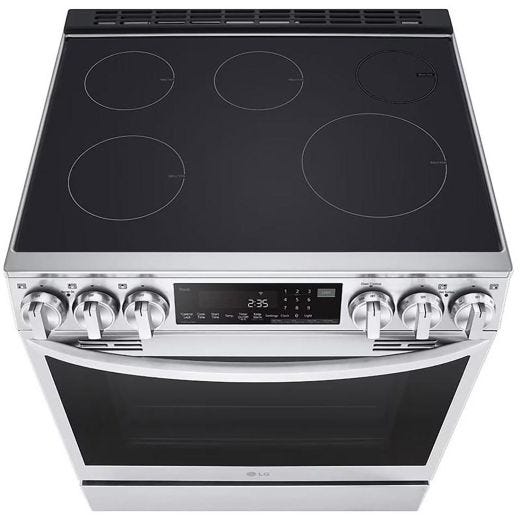 Electric Range with Induction Technology